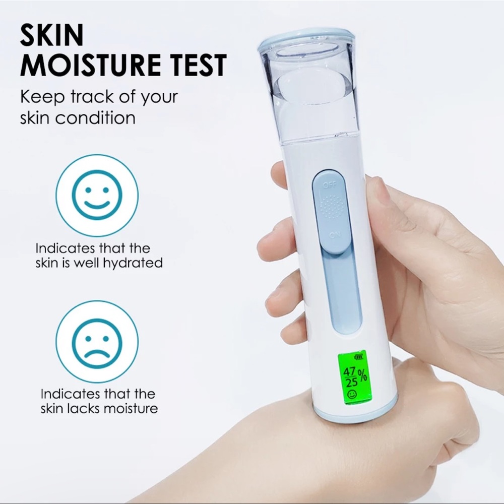 Portable Facial Mist Sprayer Beauty Instrument-Hydrating Humidifier LED Display - Picture 2 of 7